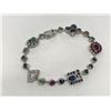 Image 1 : #1-STERLING SILVER GEMSTONE BRACELET