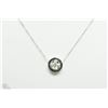 Image 2 : #13-14KT WHITE GOLD DIAMOND NECKLACE