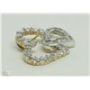 Image 2 : #23-10KT YELLOW & WHITE GOLD DIAMOND PENDANT