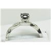 Image 1 : #26-14KT WHITE GOLD BLACK & WHITE DIAMOND RING