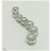 Image 1 : #29-14KT WHITE GOLD DIAMOND PENDANT
