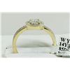 Image 2 : #43-14KT YELLOW GOLD DIAMOND RING SIZE 7.5