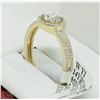 Image 4 : #43-14KT YELLOW GOLD DIAMOND RING SIZE 7.5