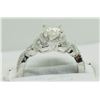 Image 1 : #46-14KT WHITE GOLD DIAMOND RING SIZE 7