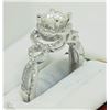 Image 2 : #46-14KT WHITE GOLD DIAMOND RING SIZE 7