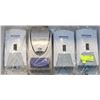 Image 1 : SET OF FOUR BIOMAX WALL MOUNT SOAP DISPENSERS