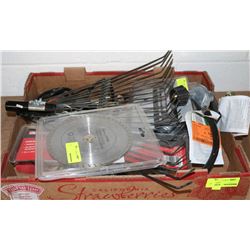 BOX WITH ASSORTED LIGHT INDUSTRIAL SUPPLIES INCL