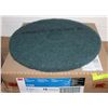 Image 1 : BOX OF16" 3M BLUE CLEANER PADS