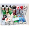Image 1 : BOX OF SPRAY LUBRICANTS AND OILS