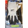 Image 1 : FLAT OF CONDOR RUBBER COATED WORK GLOVES - SZ XL
