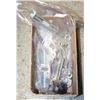 Image 1 : BOX OF VARIOUS HARDWARE INCL HINGES, LYNCH PINS,