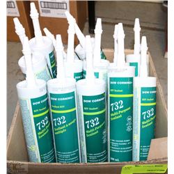 BOX OF DOW CORNING RTV SEALANT 732