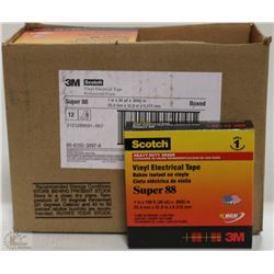 CASE OF SCOTCH VINYL ELECTICAL TAPE