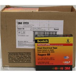 CASE OF SCOTCH VINYL ELECTICAL TAPE