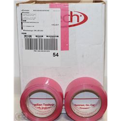 CASE OF PINK POLYPRO TAPE