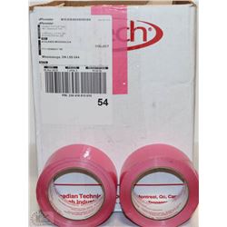 CASE OF PINK POLYPRO TAPE
