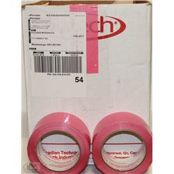 CASE OF PINK POLYPRO TAPE