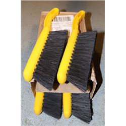 CASE OF 4 RUBBERMAID 8" COUNTER BRUSHES