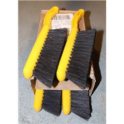 CASE OF 4 RUBBERMAID 8" COUNTER BRUSHES
