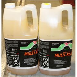 LOT OF 2 MULTI-KLEEN BIODEGRADABLE CLEANER