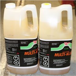 LOT OF 2 MULTI-KLEEN BIODEGRADABLE CLEANER