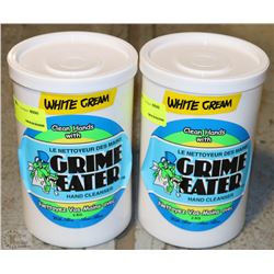 LOT OF 2 WHITE CREAM HAND CLEANSER