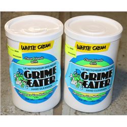 LOT OF 2 WHITE CREAM HAND CLEANSER