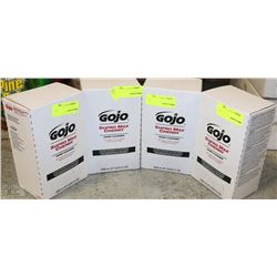 LOT OF 4 GOJO CHERRY HAND CLEANER