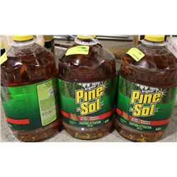 3 JUGS OF PINE SOL FLOOR CLEANER 4.25L