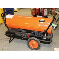 DAYTON PORTABLE OIL FIRED HEATER