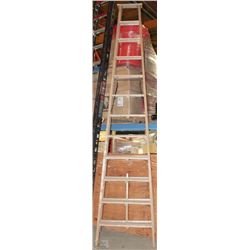 ALLRIGHT 12' WOOD A FRAME PORTABLE STEP LADDER
