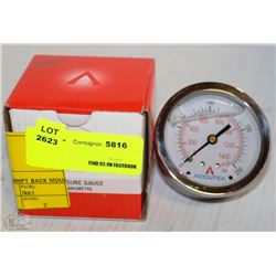 ACU-TECH 2.5" 200PSI GAUGE