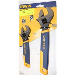 SET OF 2 IRWIN CRESCENT WRENCHES