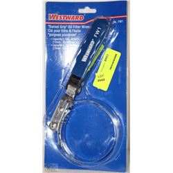 WESTWARD SWIVEL GRIP OIL FILTER WRENCH