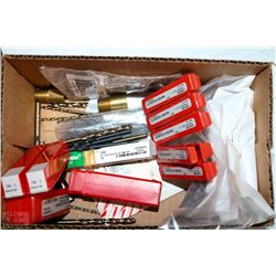 BOX OF ASSORTED DRILL BITS