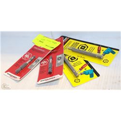 LOT OF 4 ASSORTED DRILL BITS