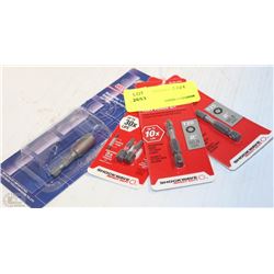 LOT OF 4 ASSORTED DRILL BITS