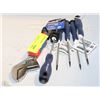 Image 1 : LOT OF 5 WESTWARD SCREW DRIVERS & CRESCENT WRENCH
