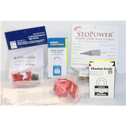 LOT OF ASSORTED LOCKS