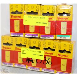 LOT OF 9 WHOLE SAW BITS