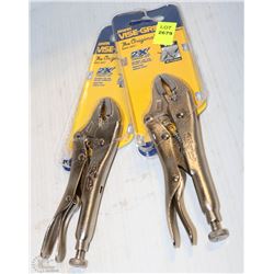 LOT OF 2 IRWIN VICE GRIPS