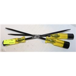 LOT OF 3 WESTWARD LONG HANDLE FLAT HEAD