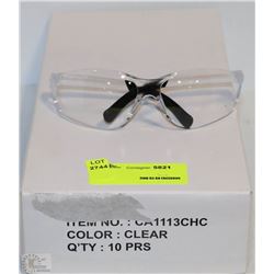 CASE OF CONDOR CLEAR SAFETY GLASSES