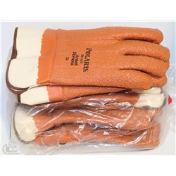 5 PAIRS OF HEAVY DUTY WORK GLOVES