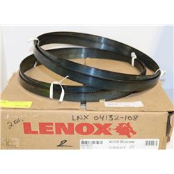 LOT OF 2 LENNOX BAND SAW BLADES
