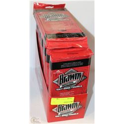 CASE OF BRAWNEE INDUSTRIAL WET SHOP TOWELS