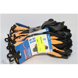 BUNDLE OF 6 PAIRS OF WESTWARD HIVIS WORK GLOVES