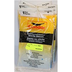 BUNDLE OF 8 CONDOR OIL & CHEMICAL RESISTANT