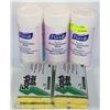 Image 1 : LOT OF 3 PURELL HAND SANITIZING WIPES WITH 4