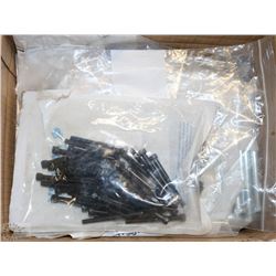 BOX OF ASSORTED NUTS, BOLTS, AND WASHERS